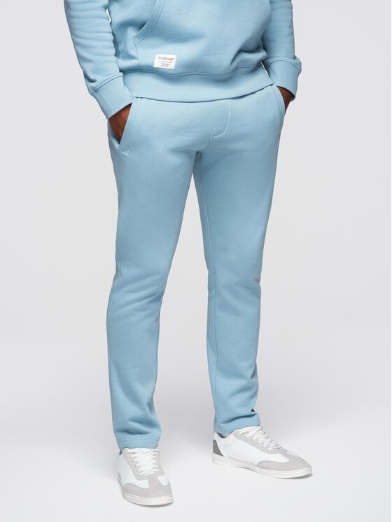Ombre Ombre Komplet dresowy Z120 Błękitny Regular Fit