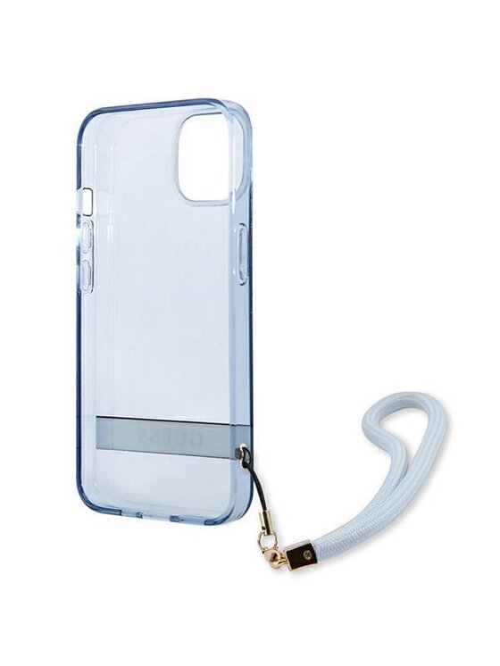 Guess Guess Etui na telefon iPhone 13 Niebieski