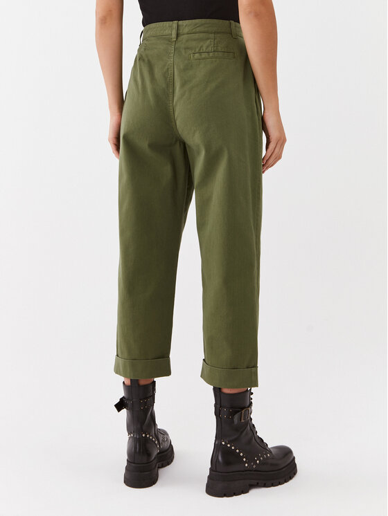 PINKO Pinko Džínsy Pista 100239 A0D5 Zelená Boyfriend Fit