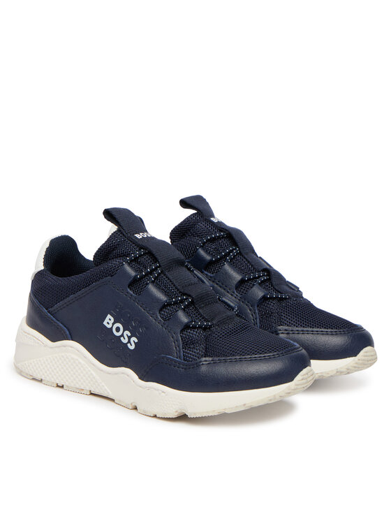 BOSS BOSS Sneakersy J52805 M Tmavomodrá