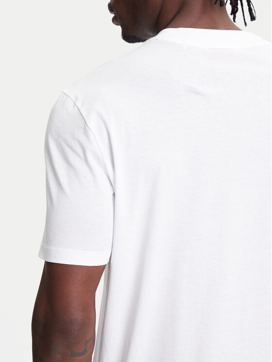 HUGO HUGO T-krekls Dapusi 50544458 Balts Regular Fit