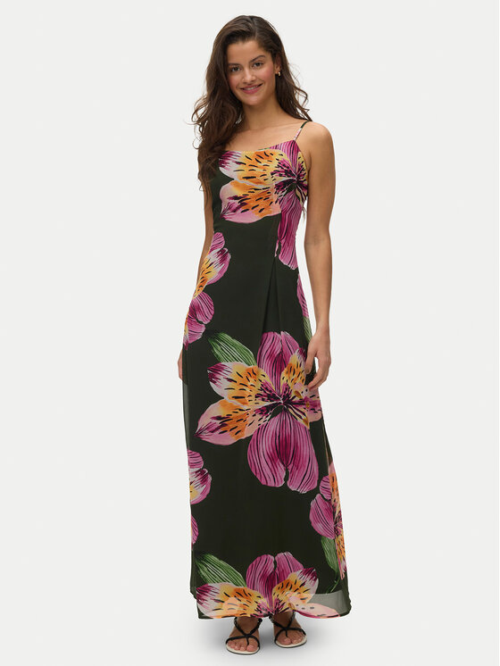 Vero Moda Vero Moda Nyári ruha Ismene 10351431 Fekete Regular Fit