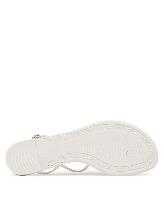 KARL LAGERFELD KARL LAGERFELD Sandále Jelly KL80002G Biela