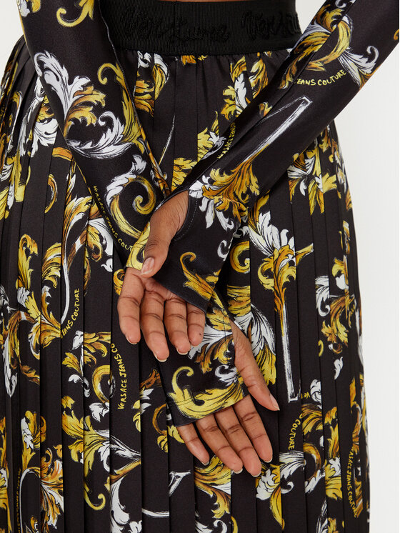Versace Jeans Couture Versace Jeans Couture Bluzka 78HAH218 Czarny Slim Fit