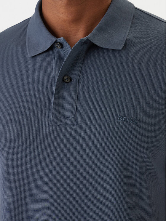BOSS BOSS Polo Pallas 50553564 Niebieski Regular Fit