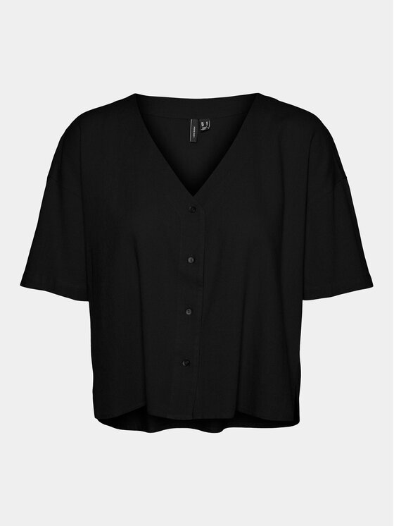 Vero Moda Vero Moda Särkpluus Jesmilo 10279696 Must Regular Fit