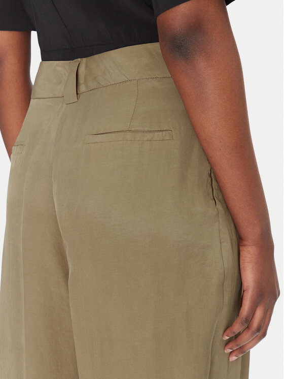 ACCESS FASHION ACCESS FASHION Kalhoty z materiálu 53-5025-235 Hnědá Regular Fit