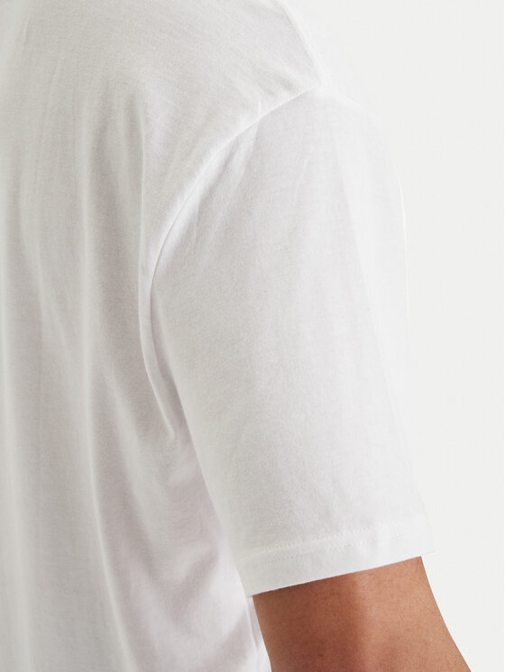 Quiksilver Quiksilver Tricou Salt Water EQYZT08205 Alb Comfort Fit