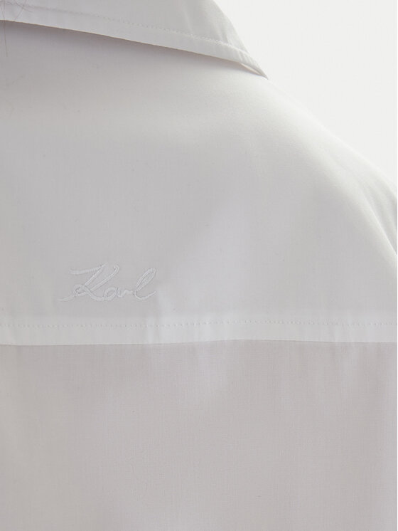 KARL LAGERFELD KARL LAGERFELD Krekls B1W11013 Balts Relaxed Fit