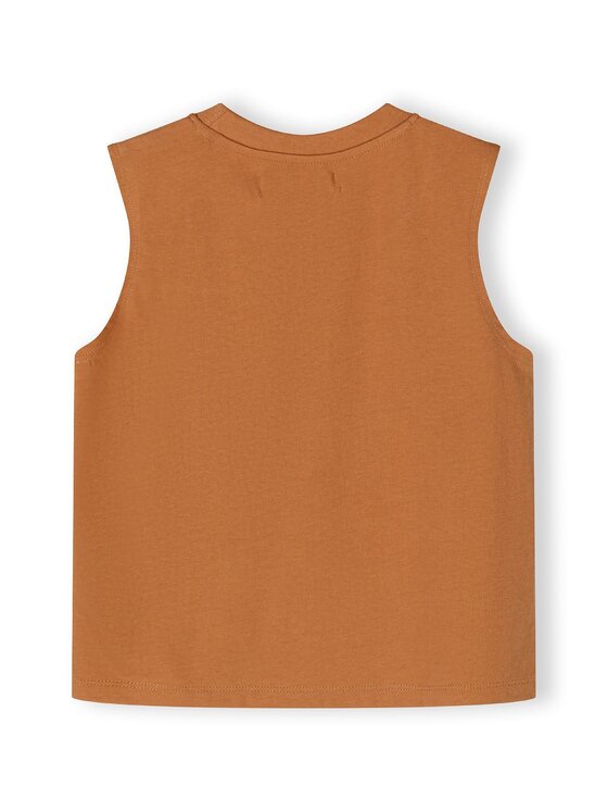 minoti minoti T-Shirt 23fleece115 Brązowy Regular Fit