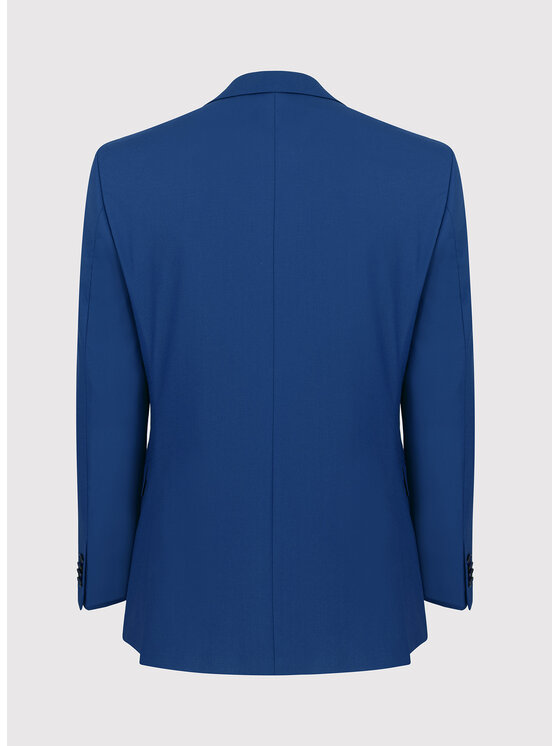 Pako Lorente Pako Lorente Marynarka P22SF-3G-019 Granatowy Slim Fit