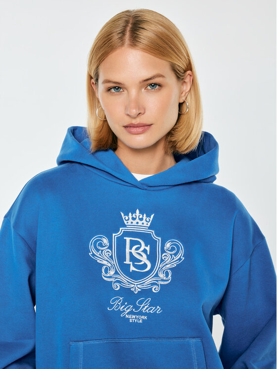 BIG STAR BIG STAR Bluza AFRAJA Niebieski Basic Fit