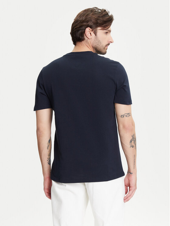 Tommy Hilfiger Tommy Hilfiger Tricou American Monotype MW0MW39843 Bleumarin Regular Fit