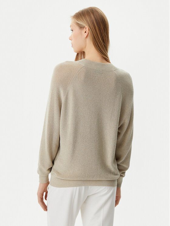 Marella Marella Sweter Dario 2513361121 Beżowy Relaxed Fit