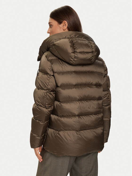 Bomboogie Bomboogie Пухено яке Rome GW6012TDLC5 Зелен Regular Fit