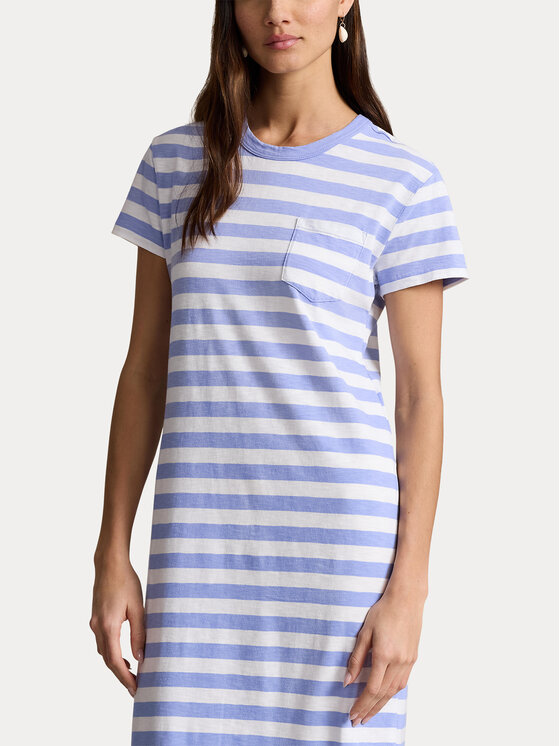 Polo Ralph Lauren Polo Ralph Lauren Každodenní šaty 211935608001 Modrá Regular Fit