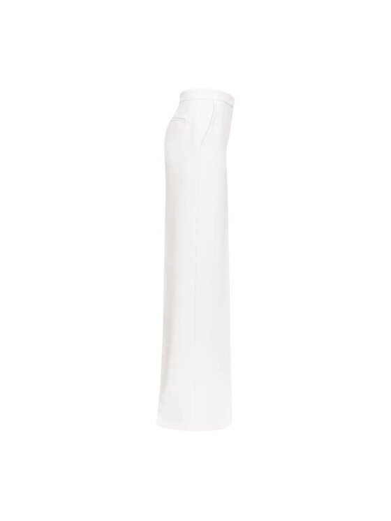 PINKO PINKO Παντελόνι γυναικείο Pantalone donna pergamino crepe Λευκό Regular Fit