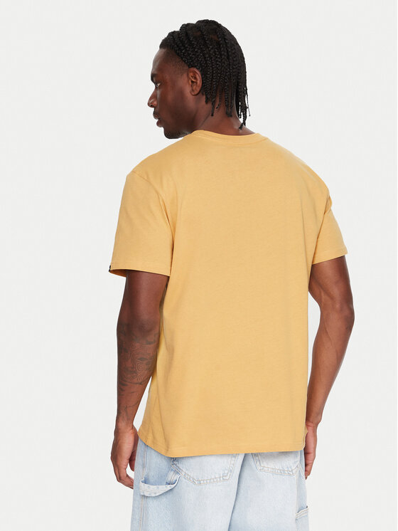 Quiksilver Quiksilver T-Shirt Ev Comp Logo EQYZT08182 Żółty Regular Fit