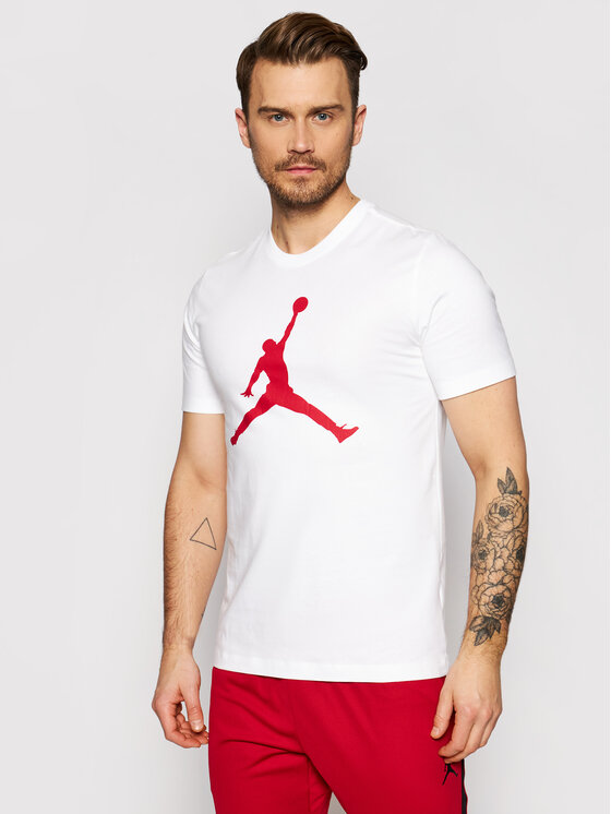 Nike Marškinėliai Jordan Jumpman CJ0921 Smėlio Standard Fit • Modivo.lt