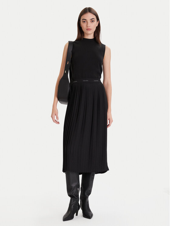 Calvin Klein Calvin Klein Τοπ LV044D316G Μαύρο Slim Fit