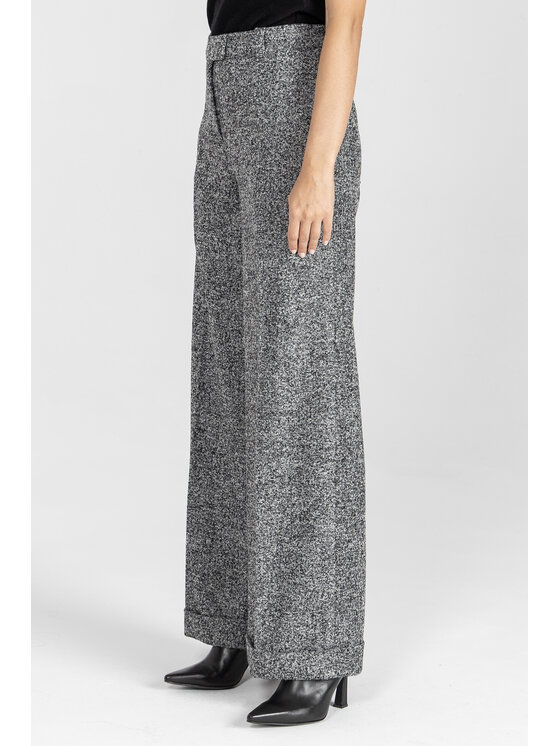 Deni Cler Milano Deni Cler Milano Spodnie materiałowe W-DC-5253-E5-C6-96-1 Czarny Loose Leg