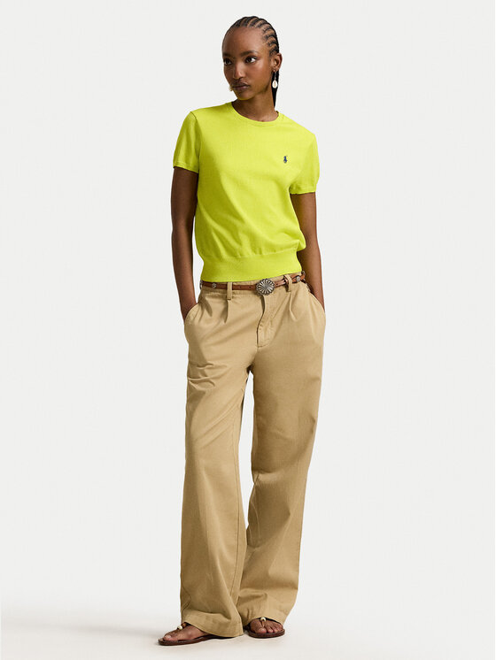 Polo Ralph Lauren Polo Ralph Lauren Majica 211971872503 Zelena Slim Fit