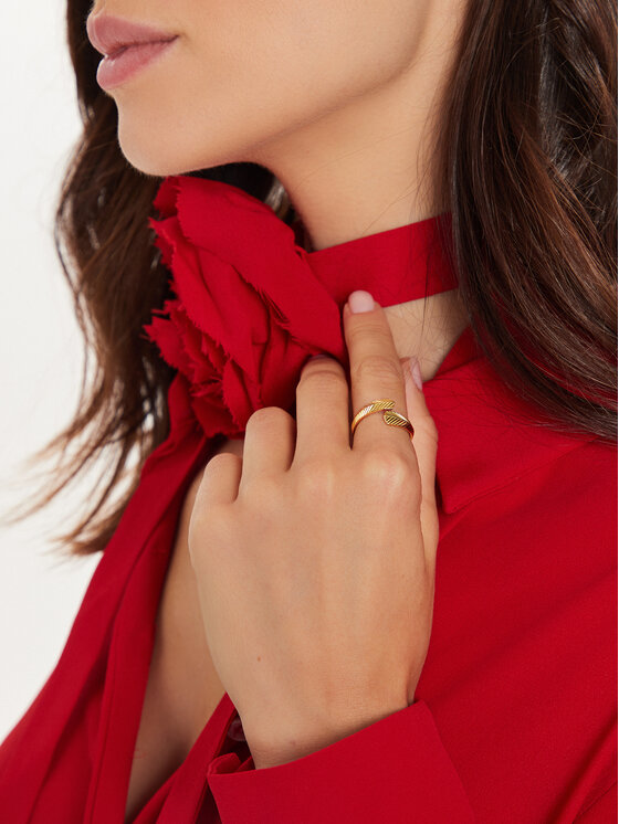 Fossil Fossil Ring JF04536710 Goldfarben