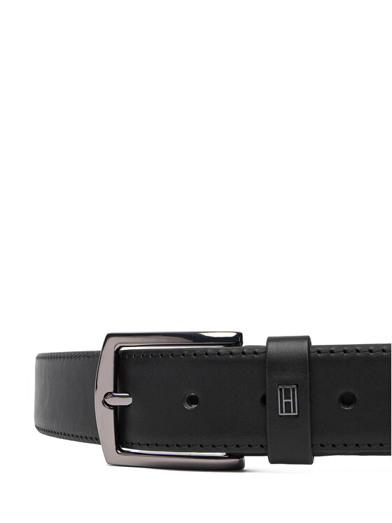 Tommy Hilfiger Tommy Hilfiger Ζώνη Ανδρική Denton Elevated 3.5 AM0AM13767 Μαύρο