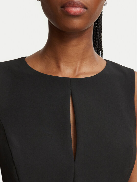 Rinascimento Rinascimento Sukienka koktajlowa CFC0125073003 Czarny Slim Fit