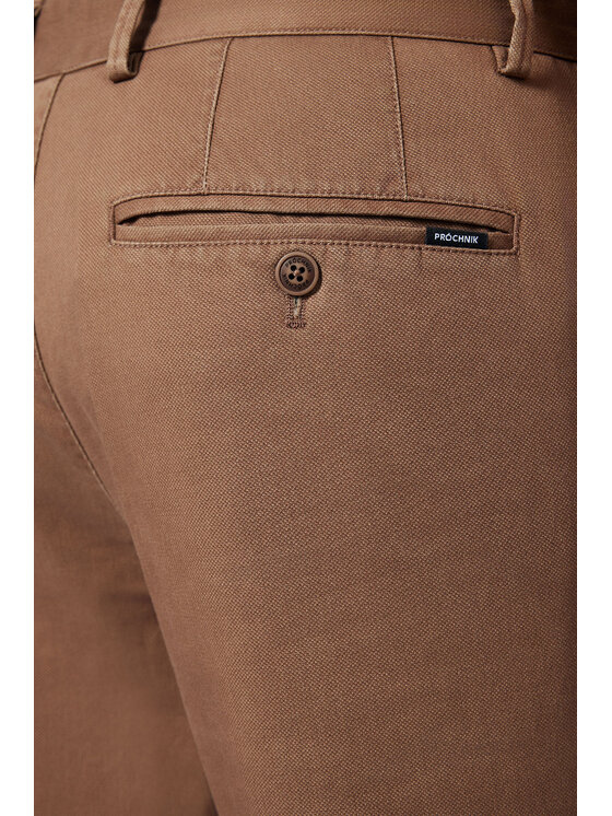 Próchnik Próchnik Chinosy PM2 SP082223000007 Beżowy Slim Fit