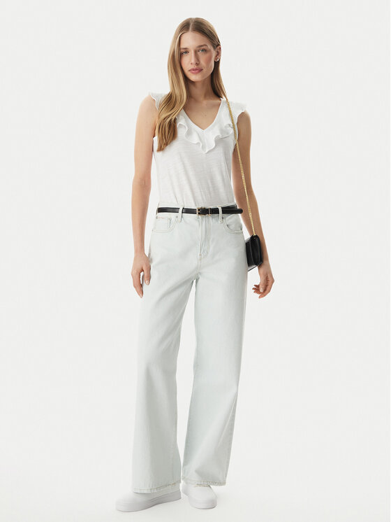 LAUREN RALPH LAUREN LAUREN RALPH LAUREN Blúz 200P13315001 Fehér Relaxed Fit