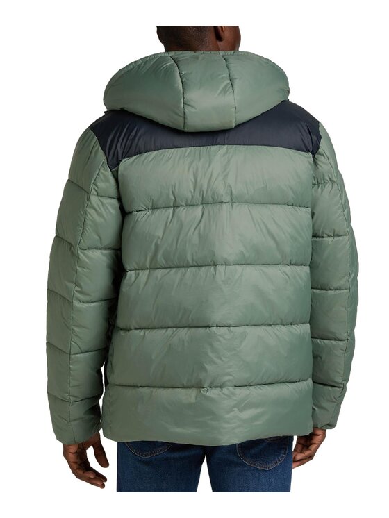 Lee Lee Kurtka zimowa 112339010 Zielony Regular Fit