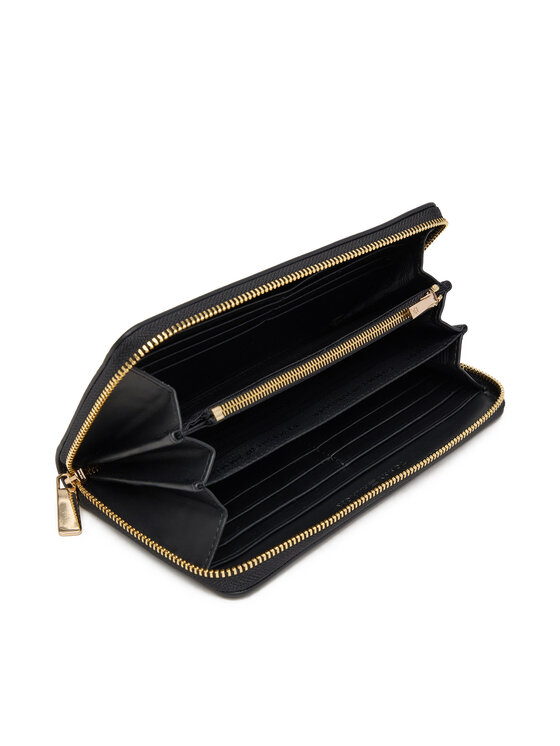 Tommy Hilfiger Tommy Hilfiger Große Damen Geldbörse Th Icon Lrg Za AW0AW17744 Schwarz