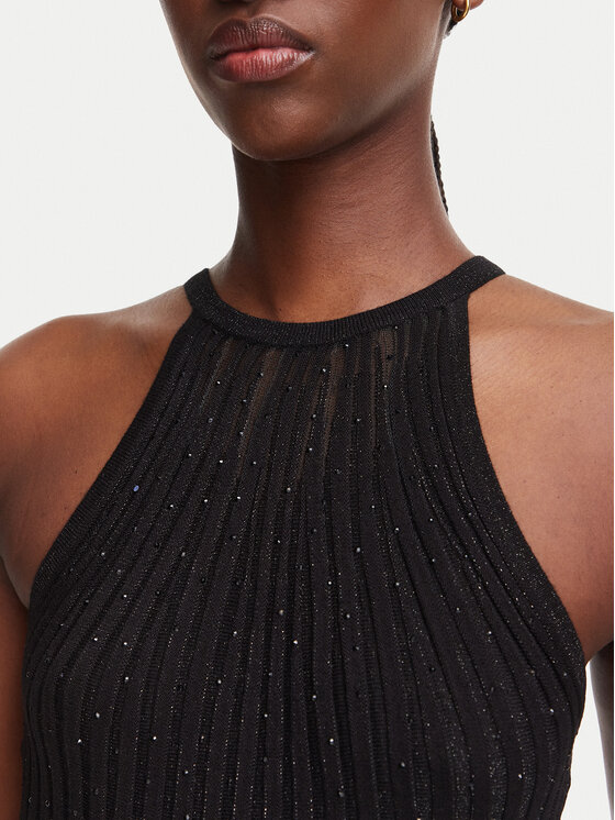 Guess Guess Top W6YR48 Z1259 Crna Regular Fit