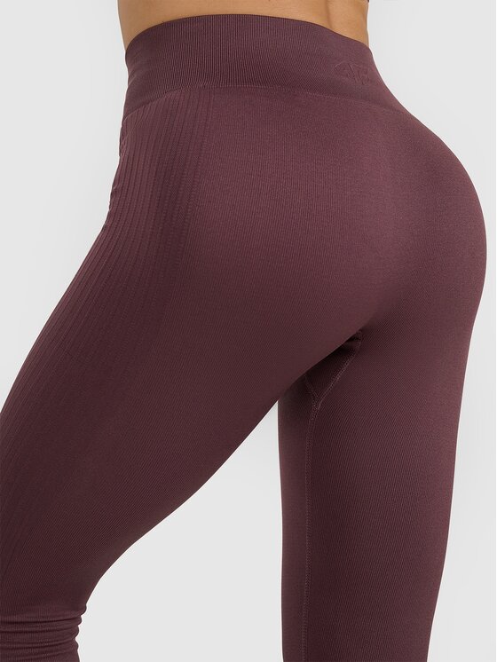 4F 4F Leggings 4FWAW25TFTIF359-81S Marrone Authentic Slim Fit