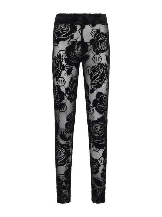 PHILIPP PLEIN PHILIPP PLEIN Legginsy 31060 Czarny Active Fit