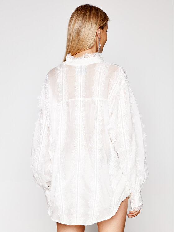 One Teaspoon One Teaspoon Hemd Desert Angel 23479C Weiß Relaxed Fit