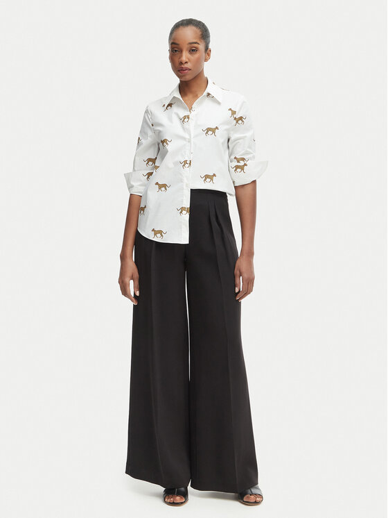 LOLA CASADEMUNT LOLA CASADEMUNT Сорочка LS2615059 Білий Regular Fit