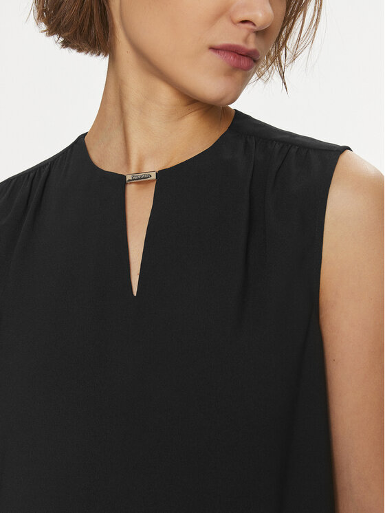 Calvin Klein Calvin Klein Bluse K20K207063 Schwarz Regular Fit