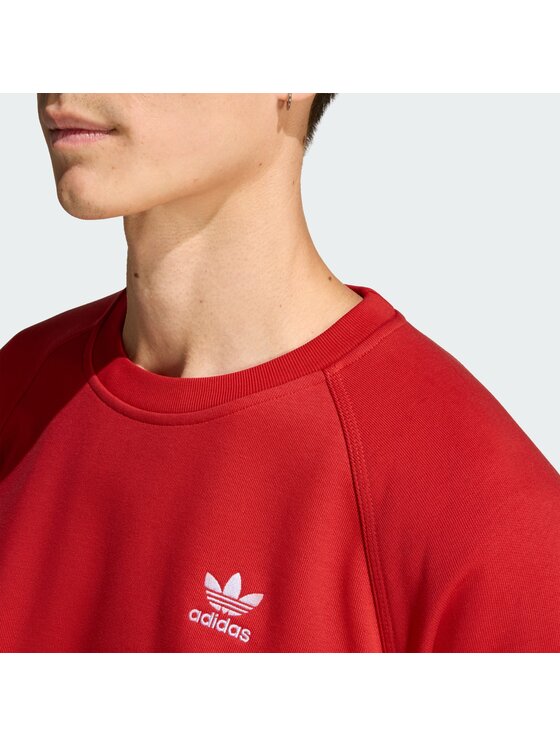 adidas adidas Džemperis Trefoil Essentials KC8983 Raudona Regular Fit
