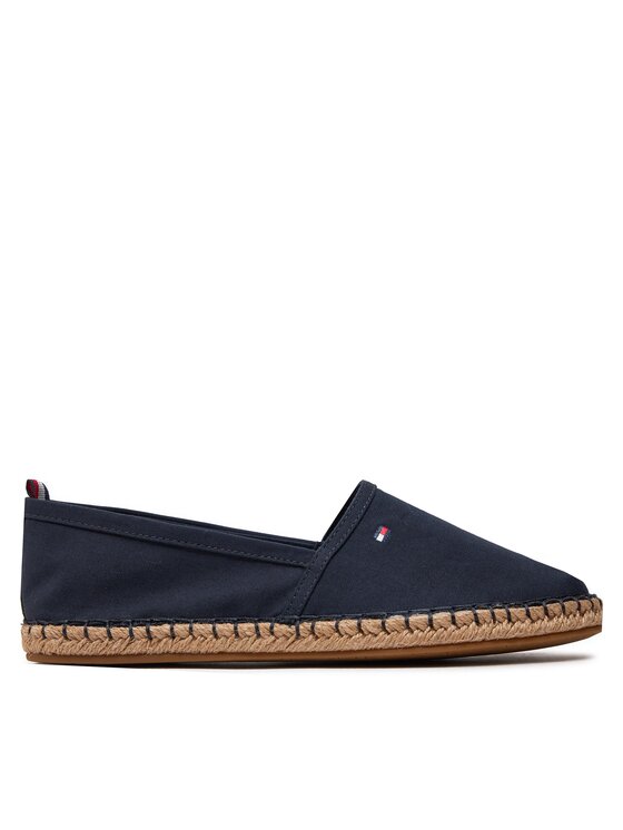 Tommy Hilfiger Tommy Hilfiger Espadrillid Basic Tommy Flat Espadrille FW0FW06497 Tumesinine