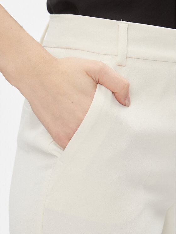 MAX&Co. MAX&Co. Spodnie materiałowe Gennaio Biały Regular Fit
