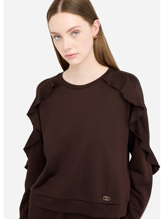 Liu Jo Liu Jo Felpa TF5104F077890915 Marrone Regular Fit