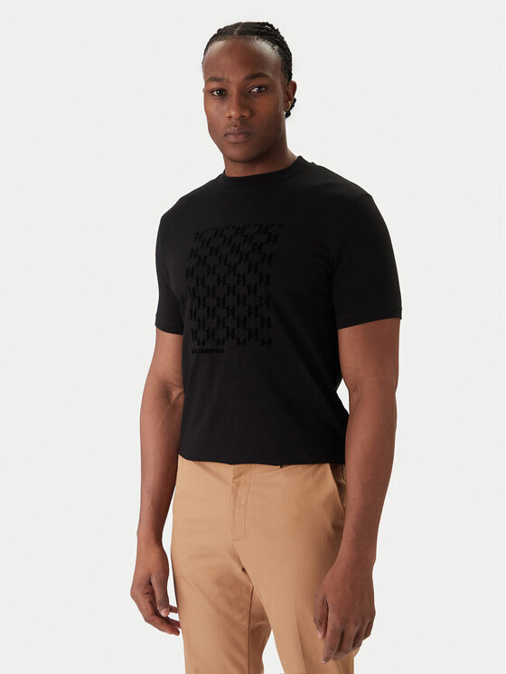 KARL LAGERFELD KARL LAGERFELD T-Shirt 755040 561221 Černá Regular Fit