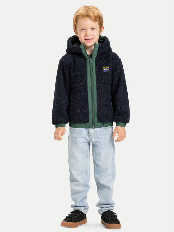 Quiksilver Quiksilver Geacă de iarnă Reversible All Seas EQKJK03129 Verde Regular Fit