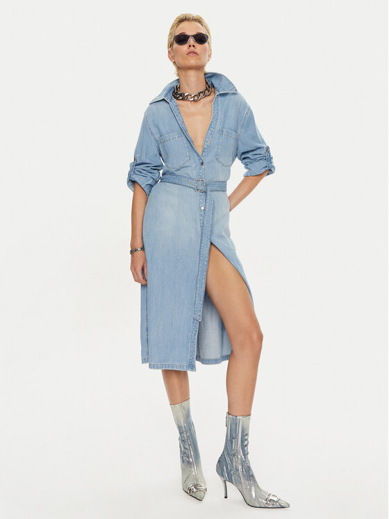 Miss Sixty Miss Sixty Jeanskleid 6L3DJ7341000 Blau Regular Fit