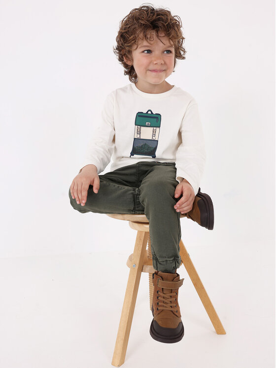 Mayoral Mayoral Bluse 4.028 Écru Regular Fit