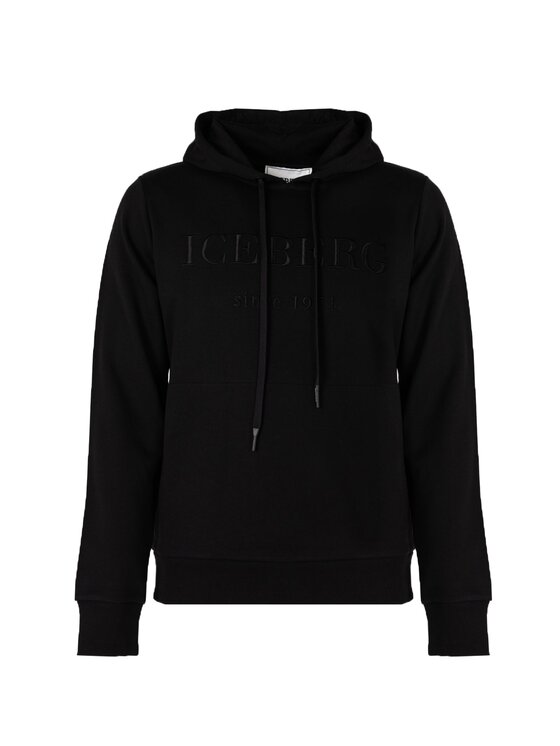 Iceberg Iceberg Μπλούζα E0606300 Μαύρο Regular Fit