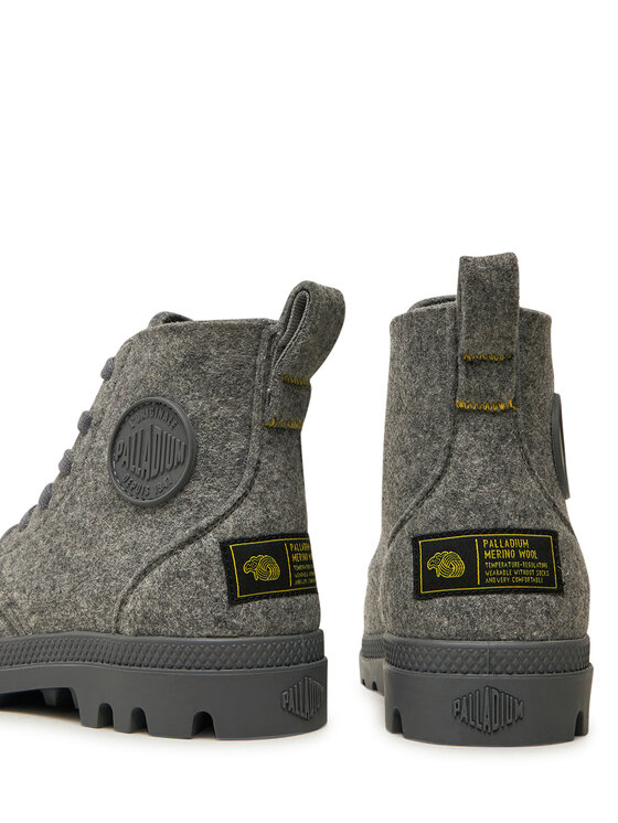 Palladium Palladium Žygio batai Pampa Hi Merino 74377-027-M Pilka