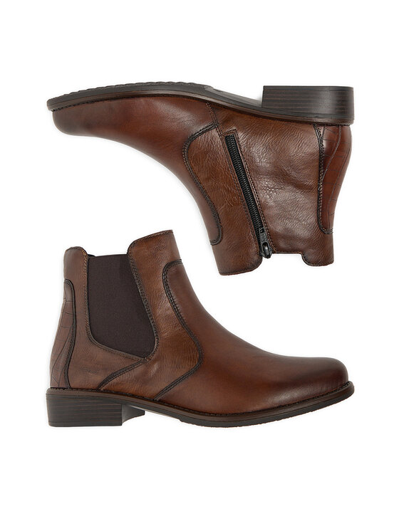 Remonte Remonte Klassische Stiefeletten D0F70-23 Braun